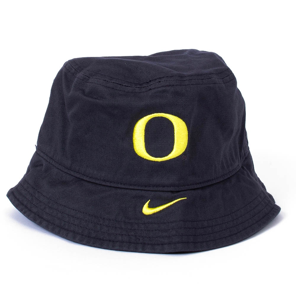 Classic Oregon O, Nike, Grey, Bucket, Accessories, Unisex, Apex, Twill, Hat, 882842